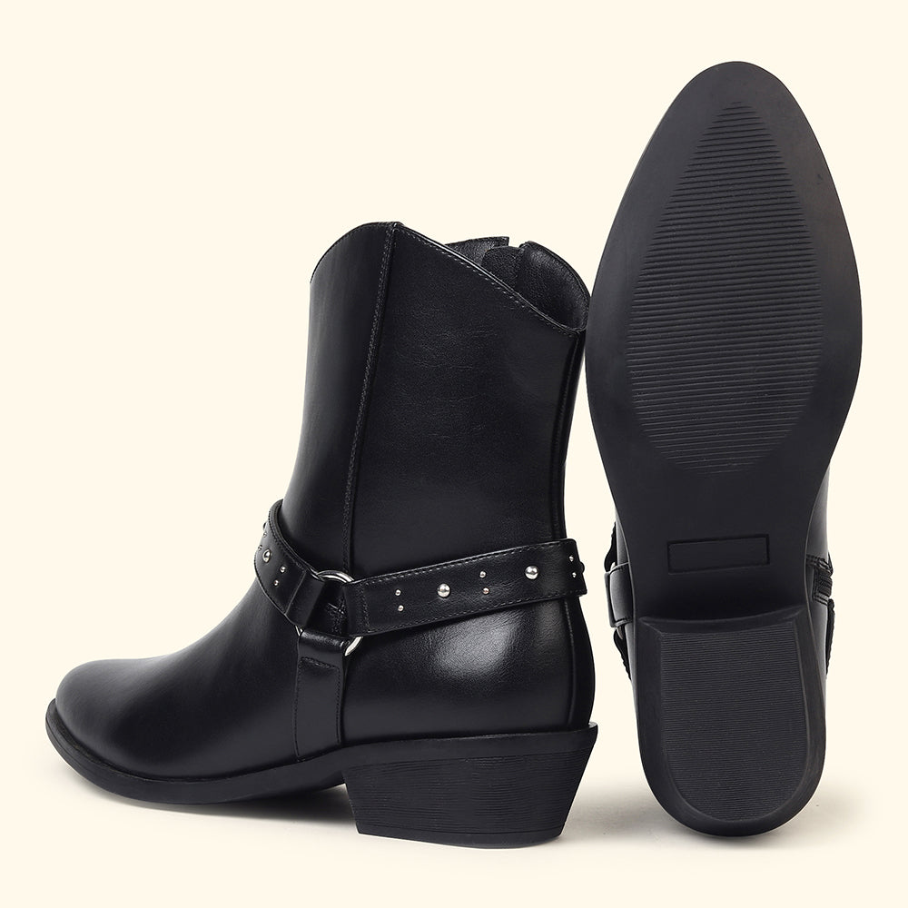 Slays Studs Mid Calf Boots for Women