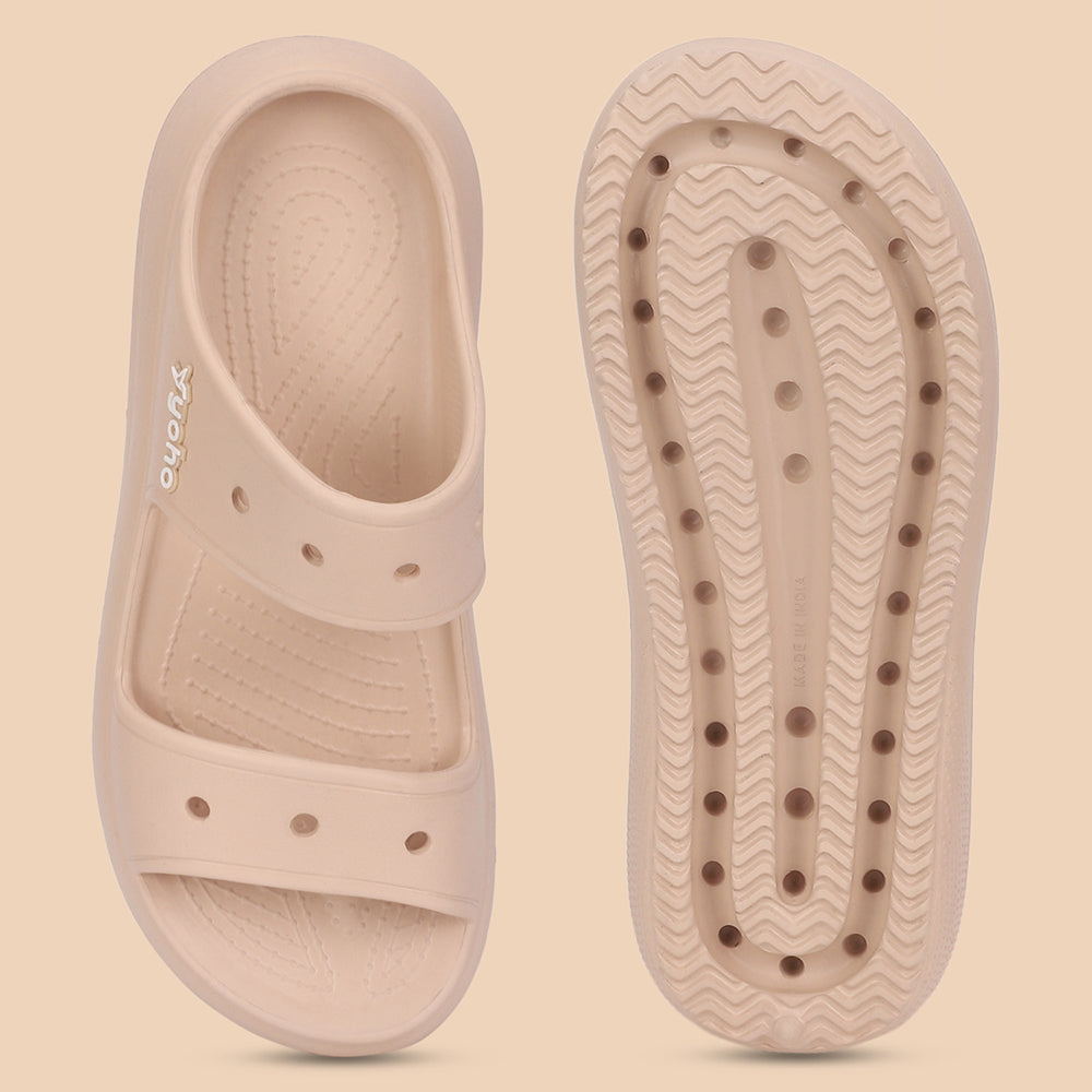 Double Strap Clog Sandals for Women