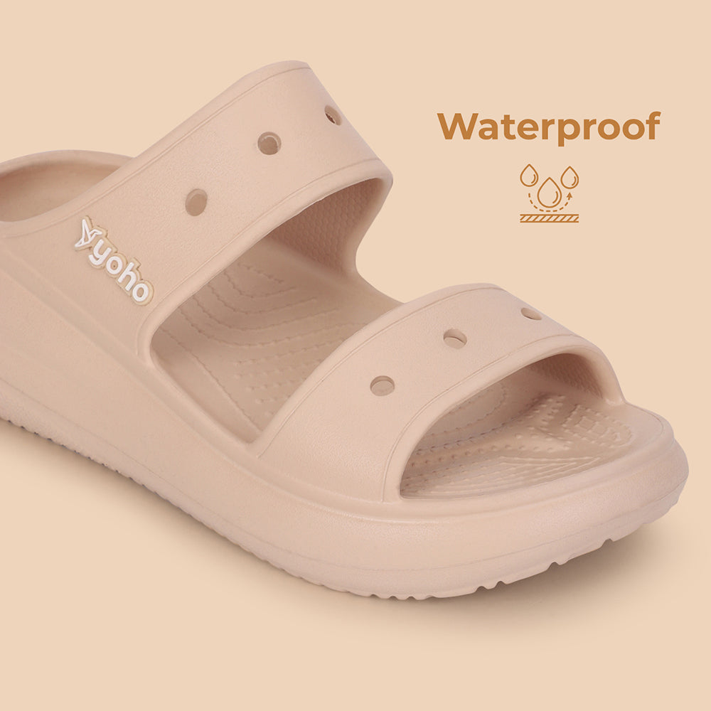Double Strap Clog Sandals for Women