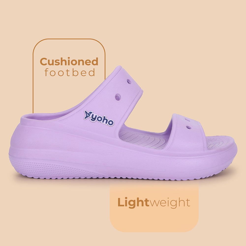 Double Strap Clog Sandals for Women