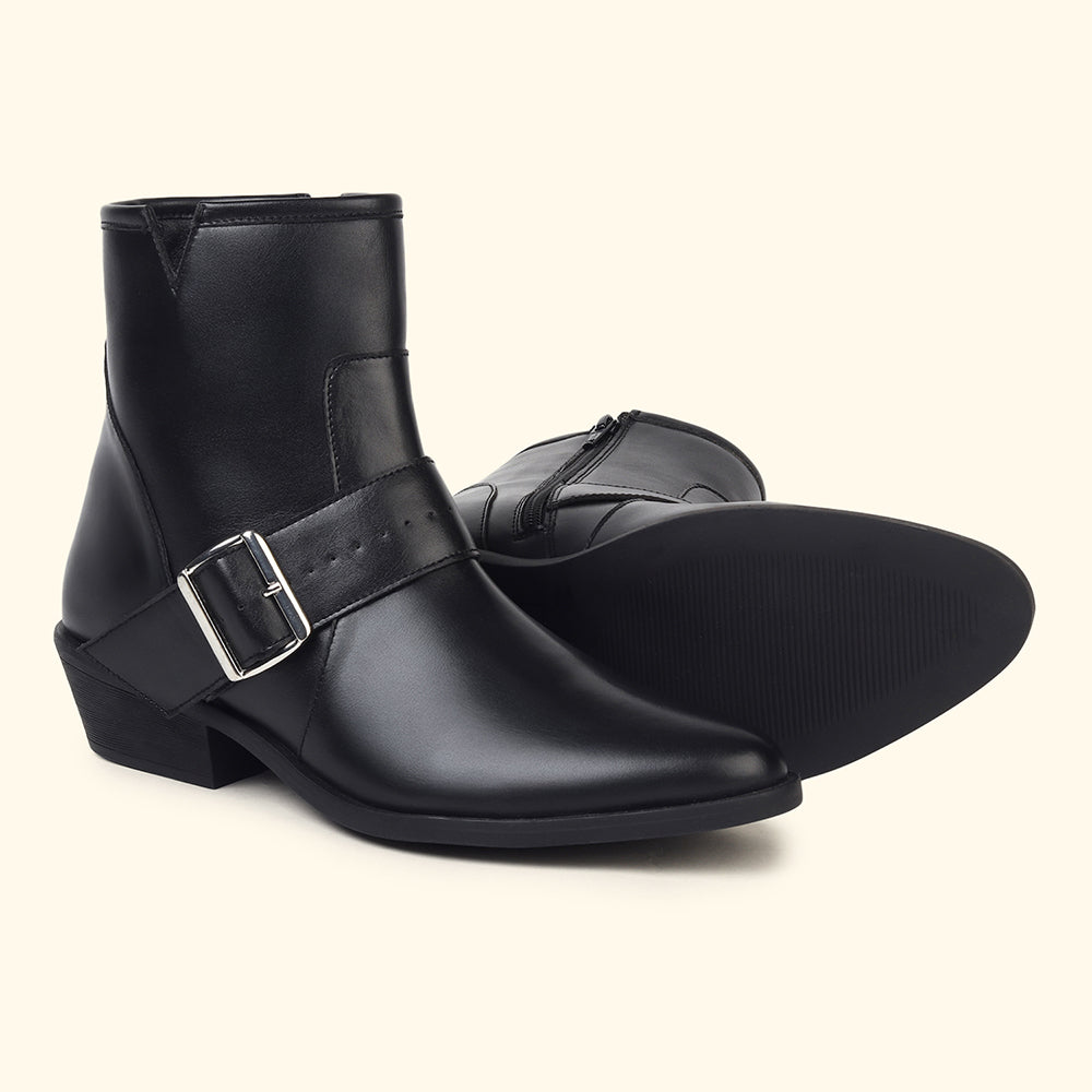 Side buckle Suede Ankle Boots for Women