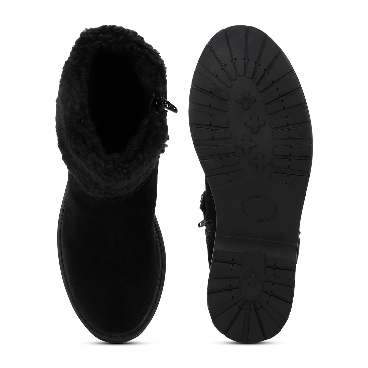 Slays Suede Fur Boots for Women