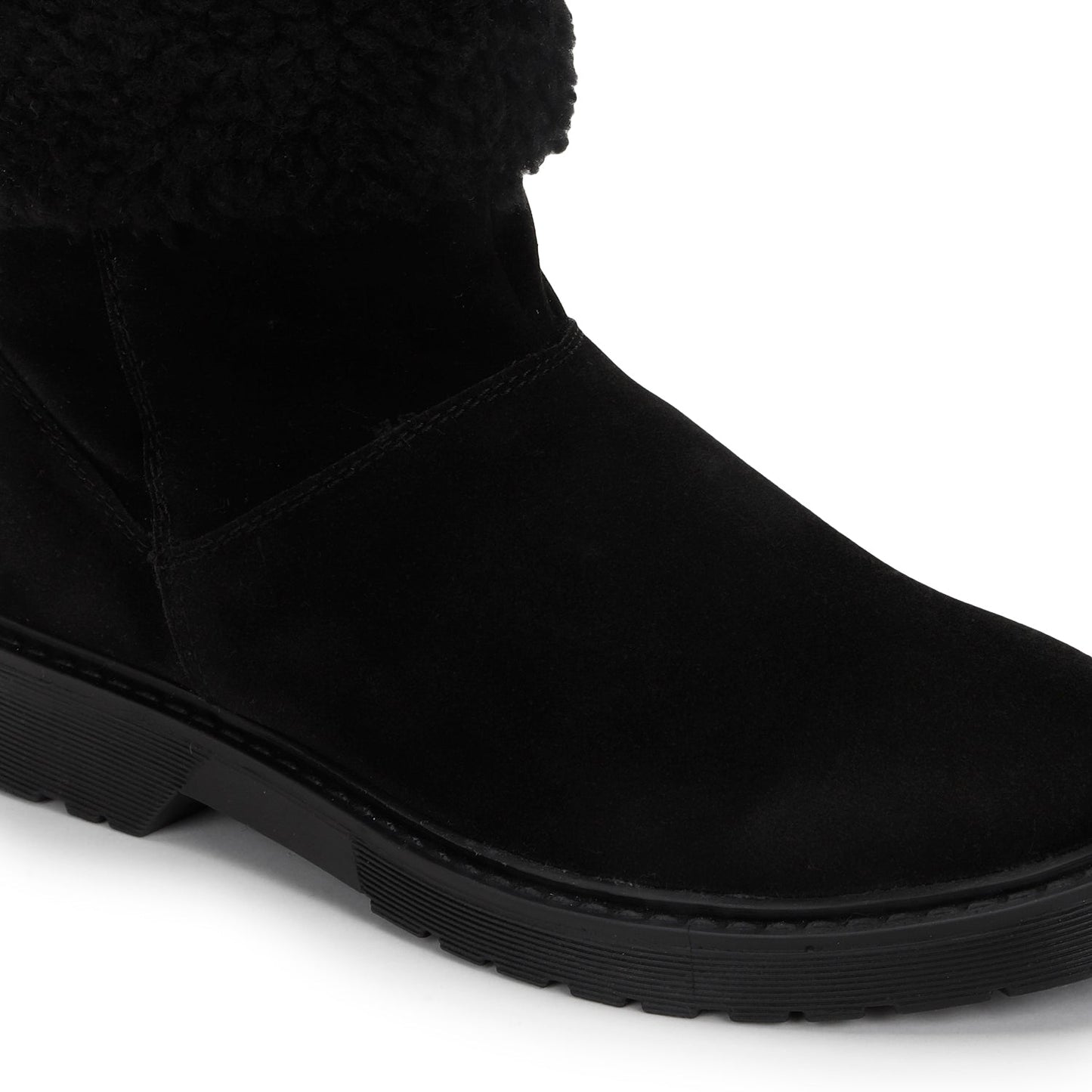 Slays Suede Fur Boots for Women