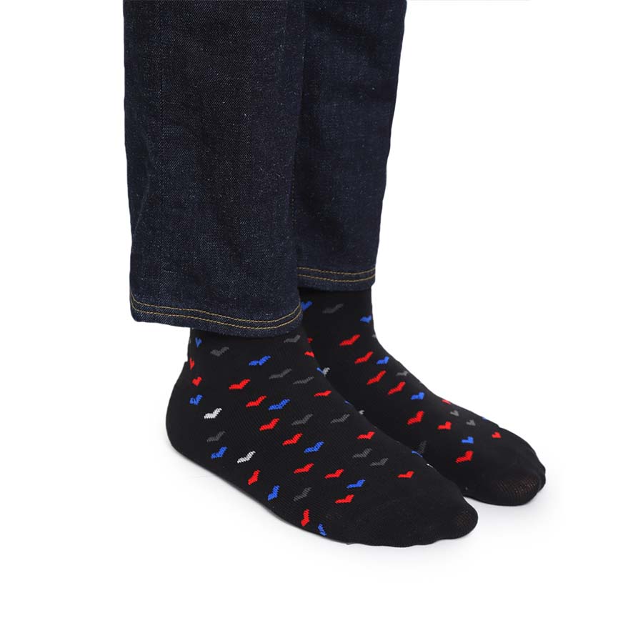Heart Printed Ankle Socks