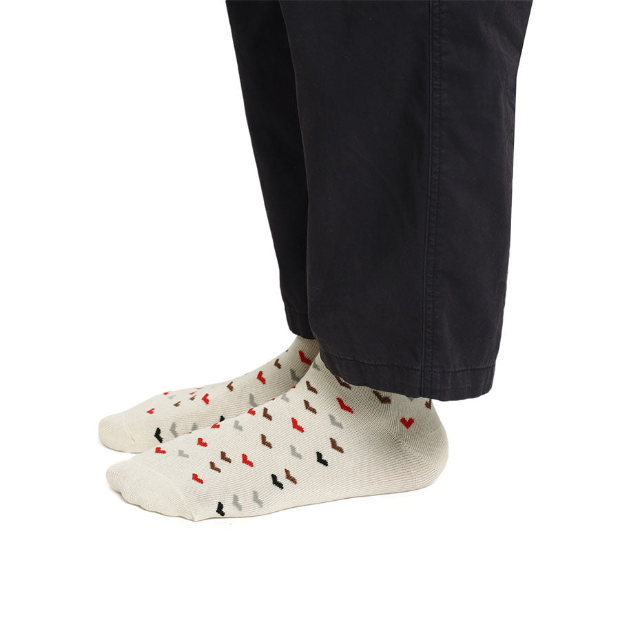 Heart Printed Ankle Socks