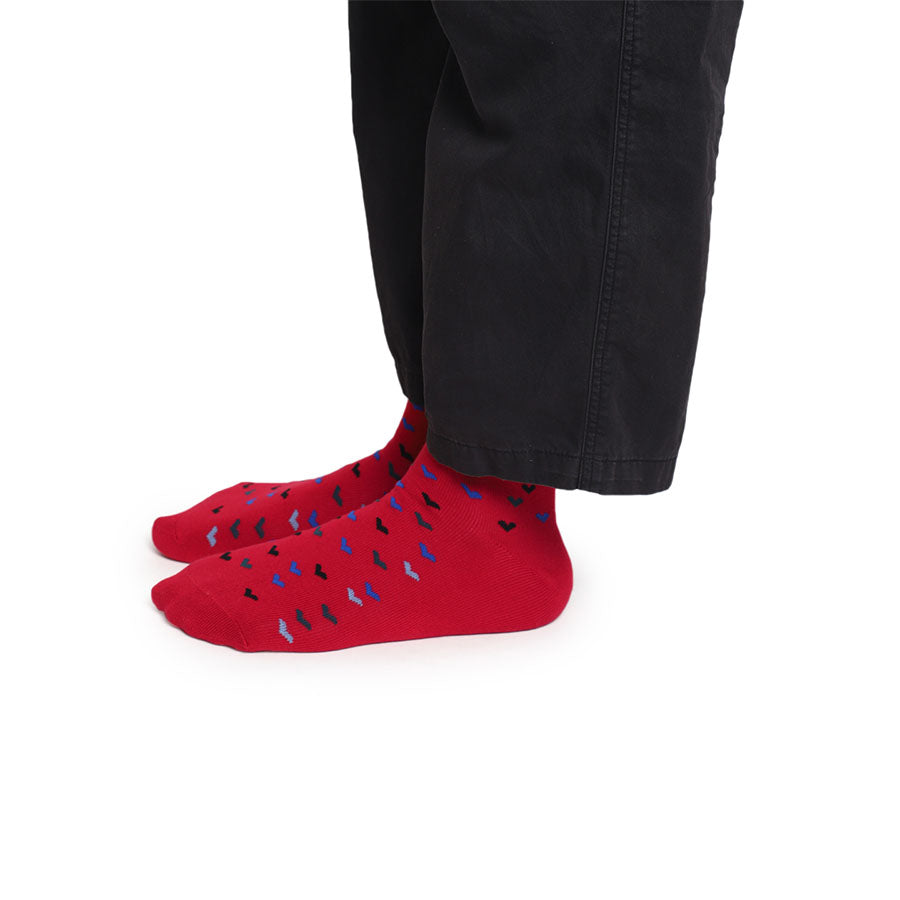Heart Printed Ankle Socks