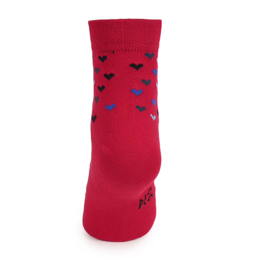 Heart Printed Ankle Socks