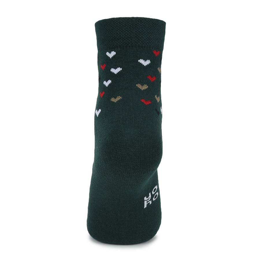 Heart Printed Ankle Socks