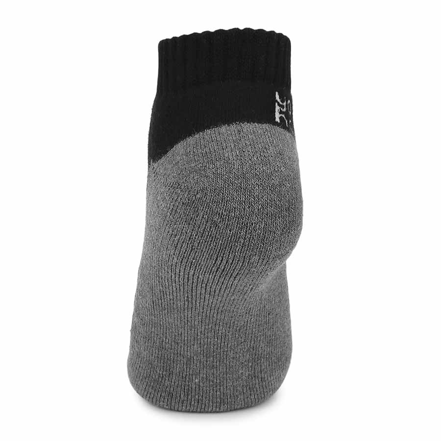 Dual Contrast Solid Low Cut Socks