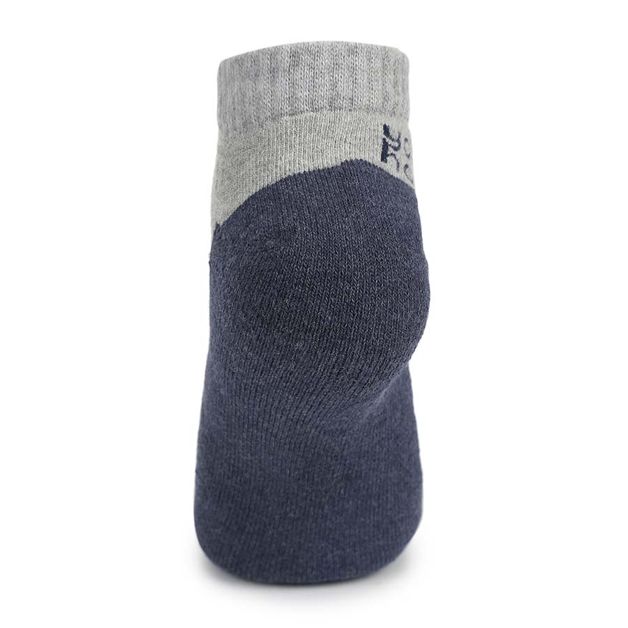 Dual Contrast Solid Low Cut Socks