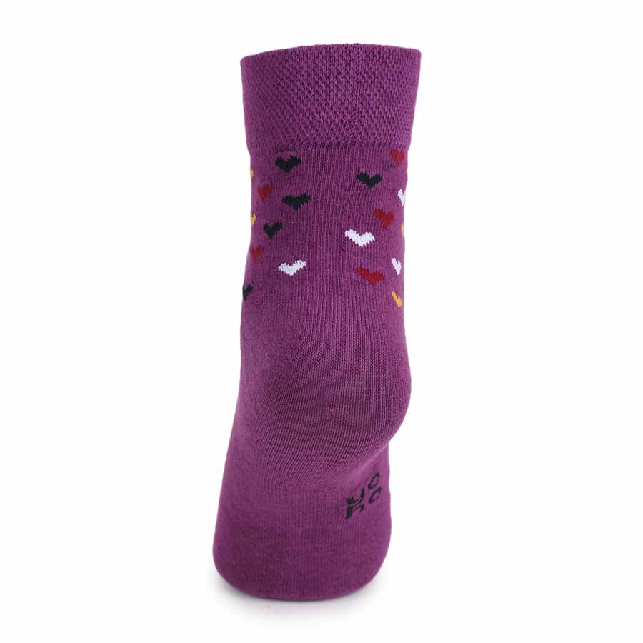 Heart Printed Ankle Socks