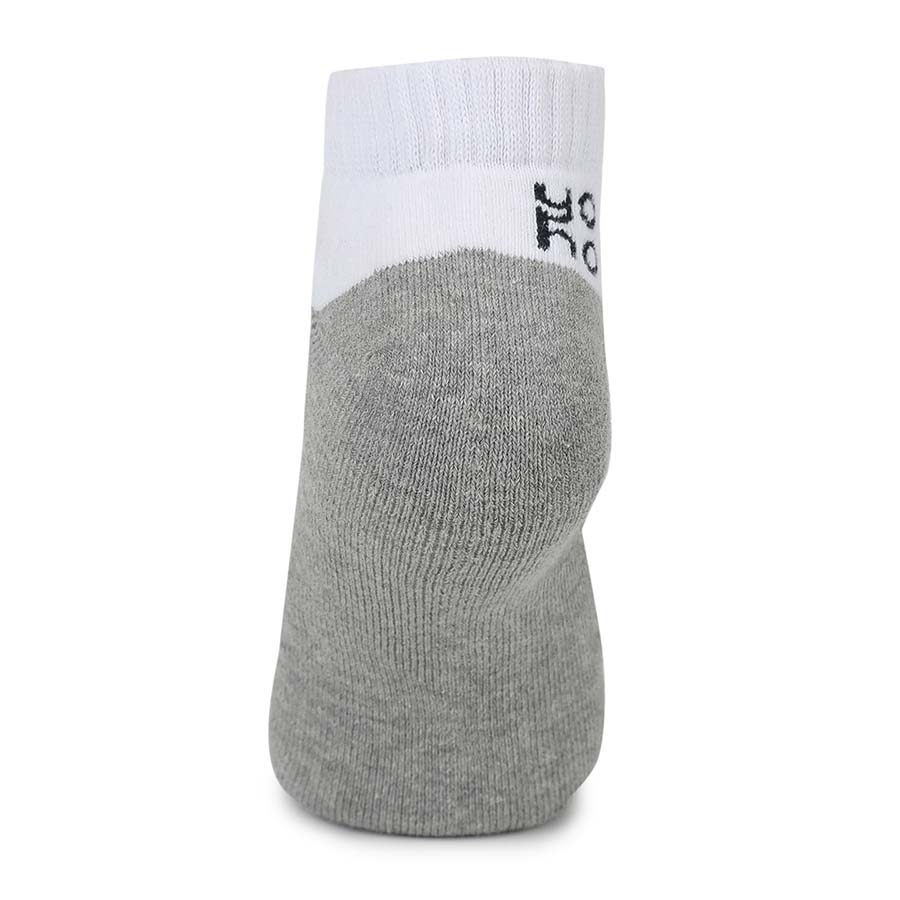 Dual Contrast Solid Low Cut Socks