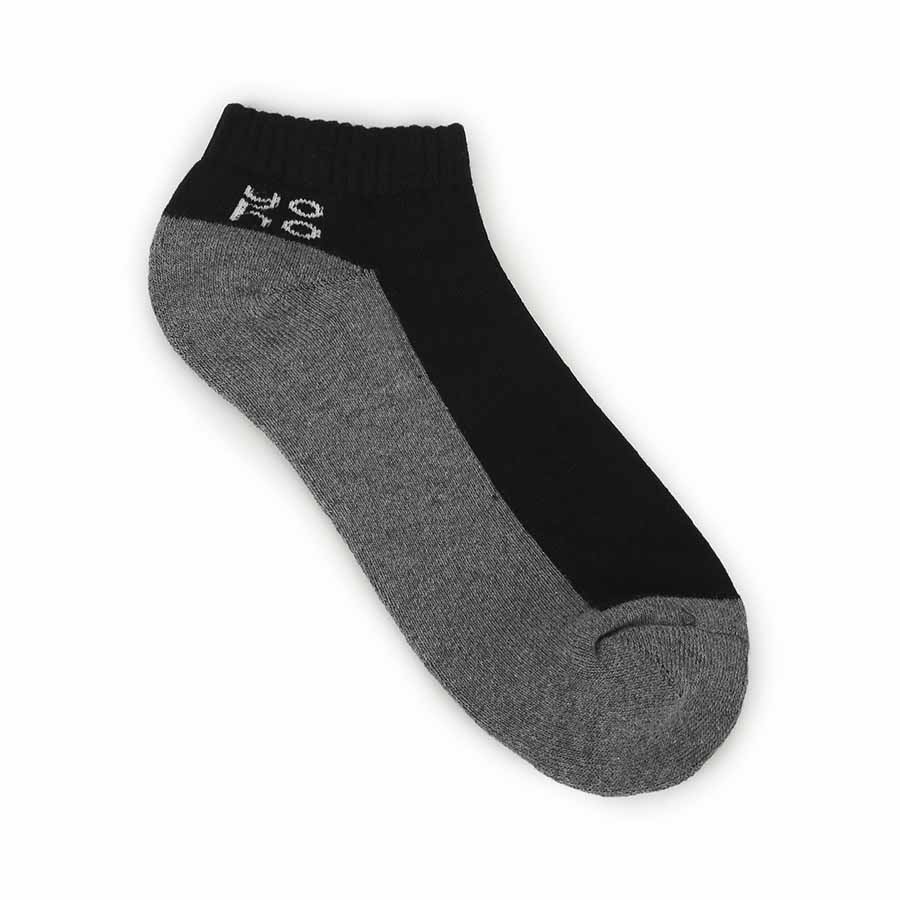 Dual Contrast Solid Low Cut Socks