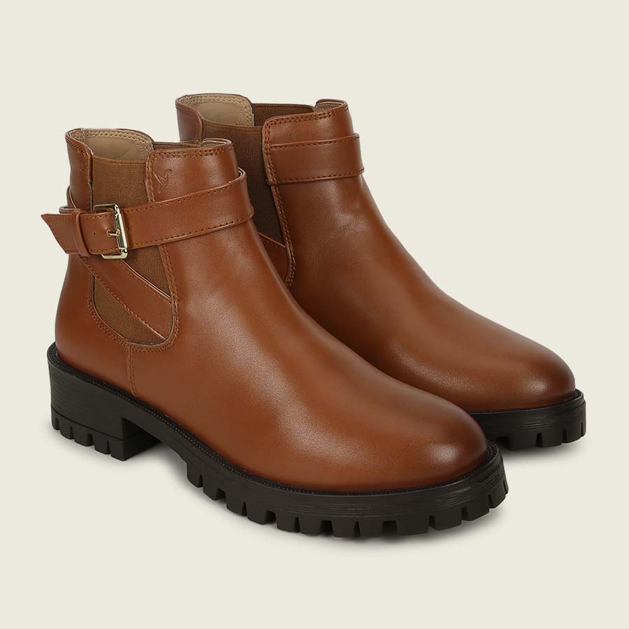 High Ankle Knotted Boots for Women