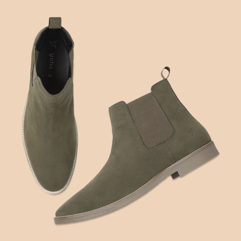 Men Chelsea Boots Suede