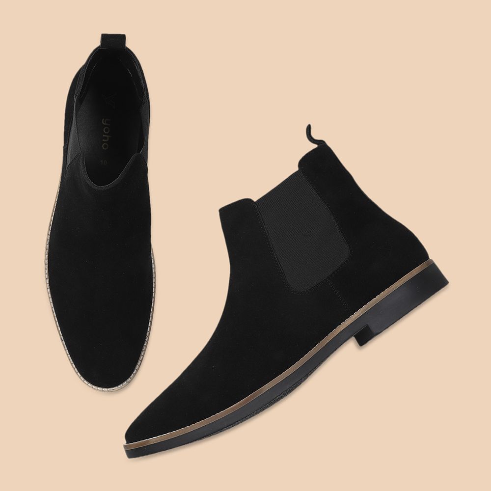 Men Chelsea Boots Suede