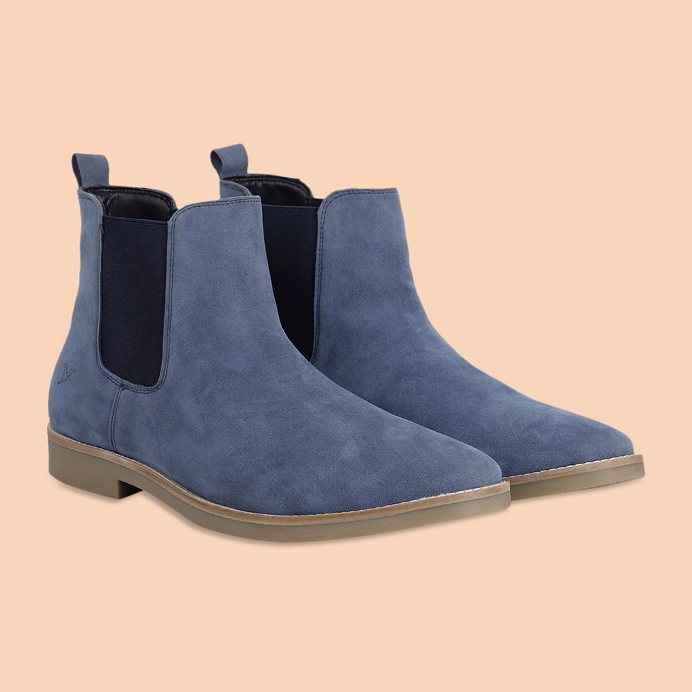 Men Chelsea Boots Suede