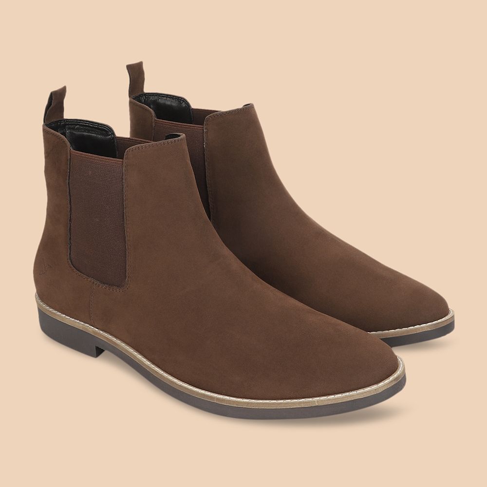 Men Chelsea Boots Suede