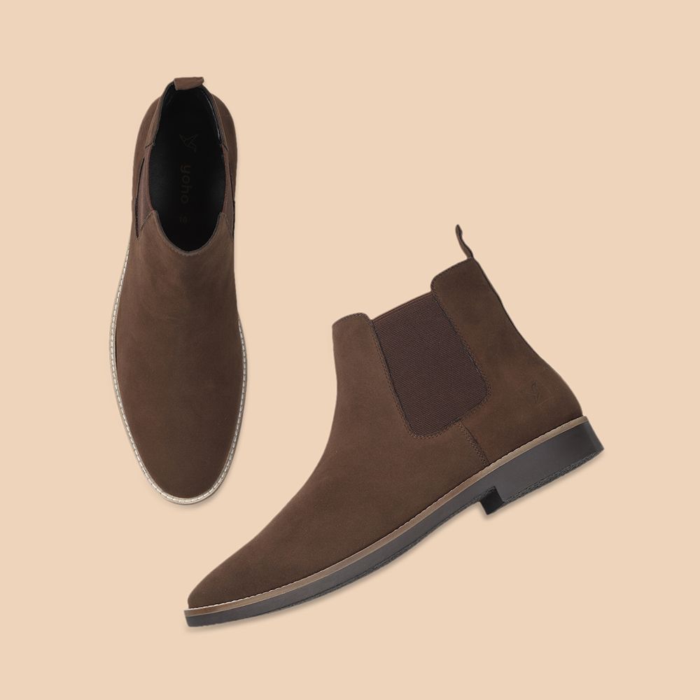 Men Chelsea Boots Suede