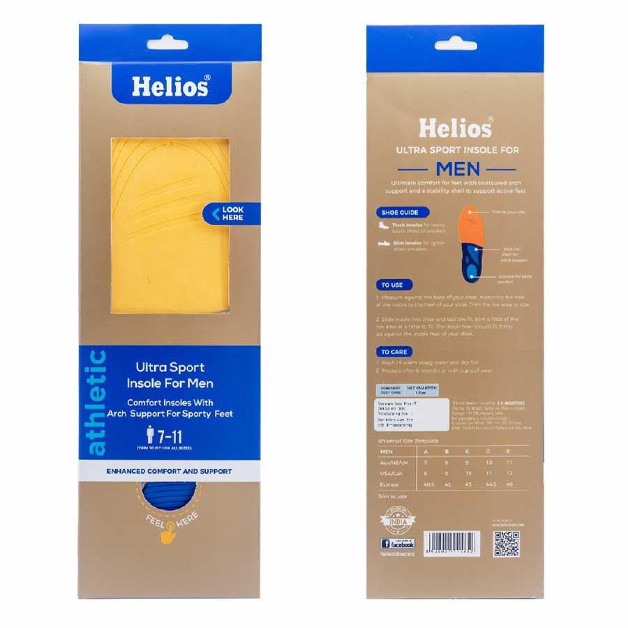 Ultra Sport Insole For Men - Size 7-11 (Trim to Fit)