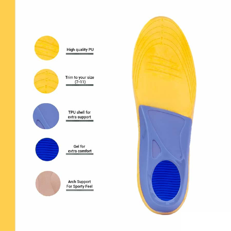 Ultra Sport Insole For Men - Size 7-11 (Trim to Fit)