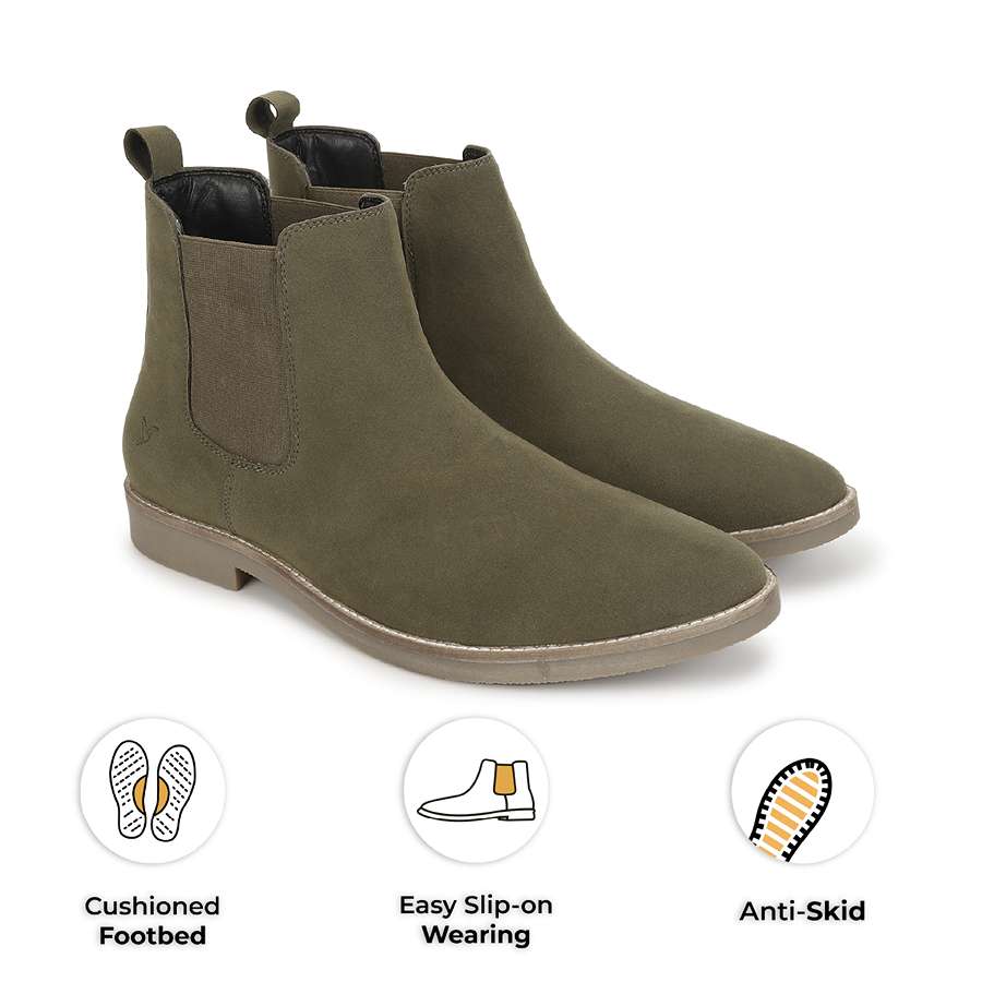 Men Chelsea Boots Suede
