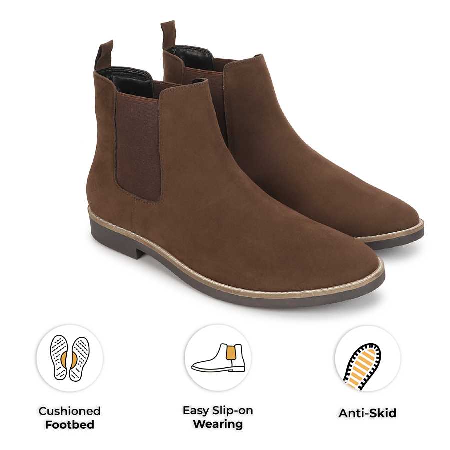 Men Chelsea Boots Suede