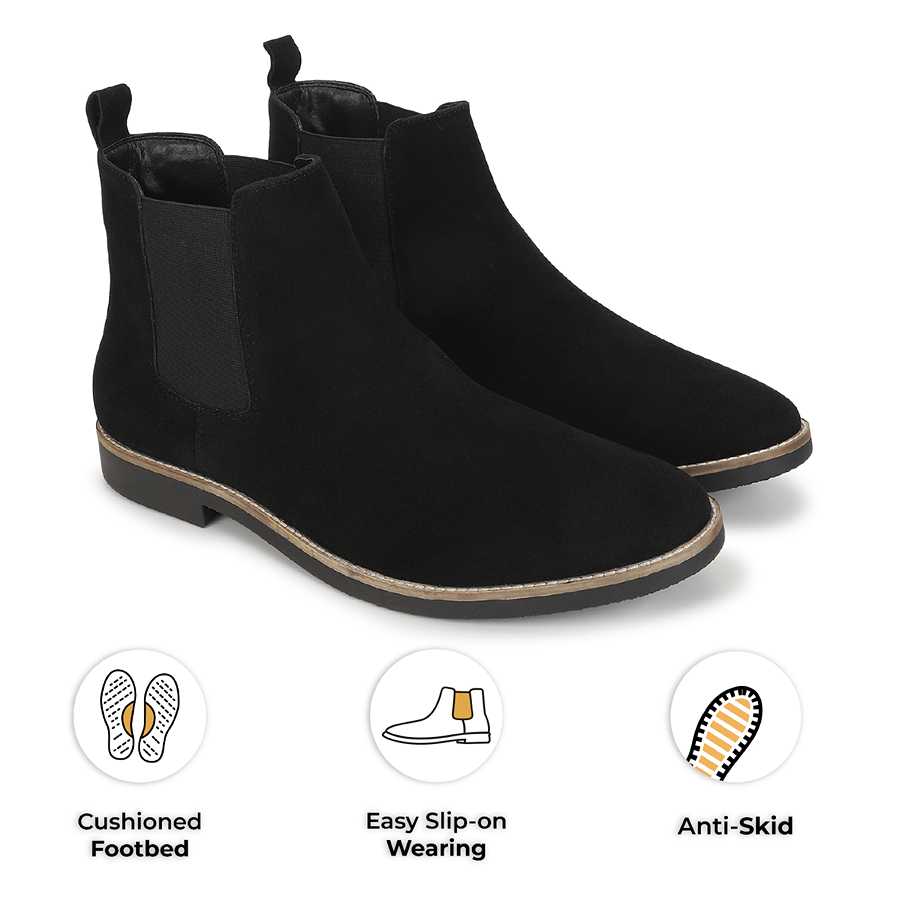 Men Chelsea Boots Suede