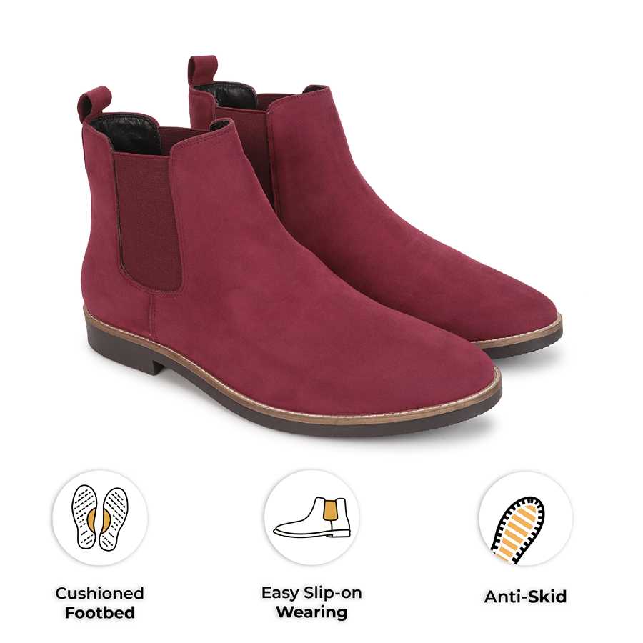 Men Chelsea Boots Suede