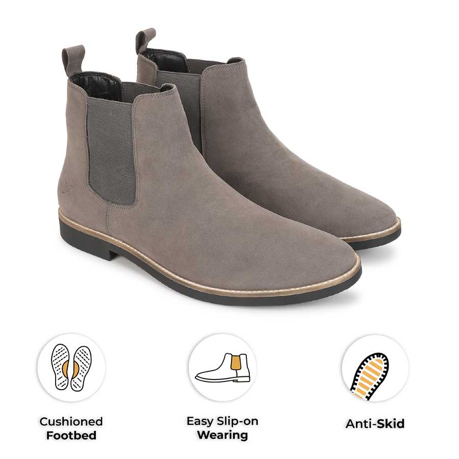 Men Chelsea Boots Suede