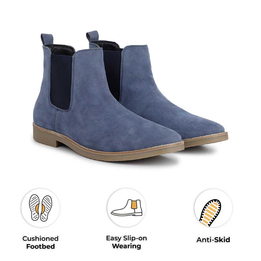 Men Chelsea Boots Suede