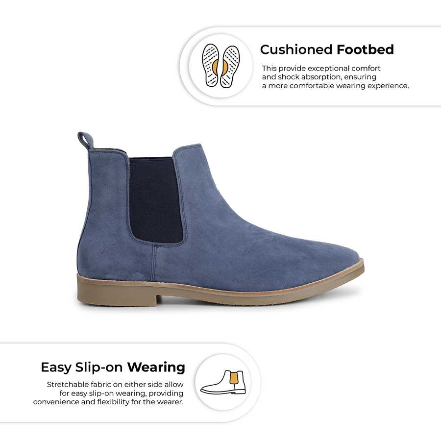 Men Chelsea Boots Suede