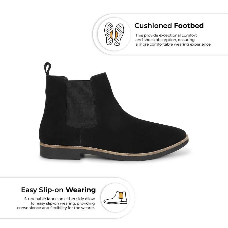 Men Chelsea Boots Suede