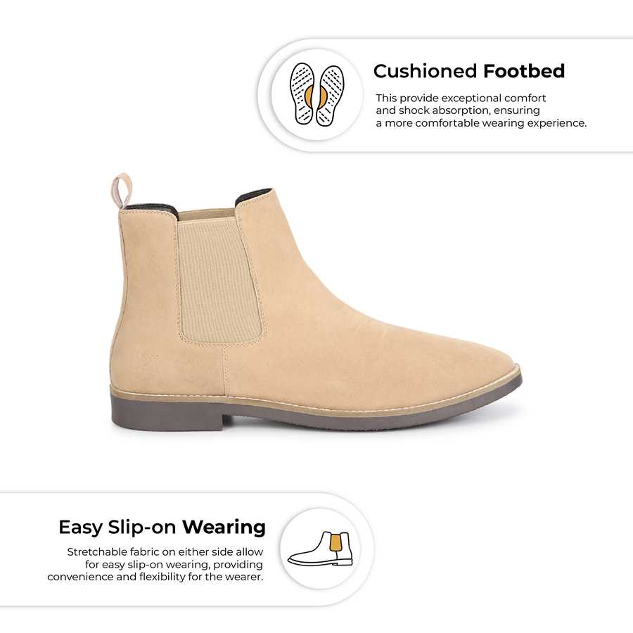 Men Chelsea Boots Suede