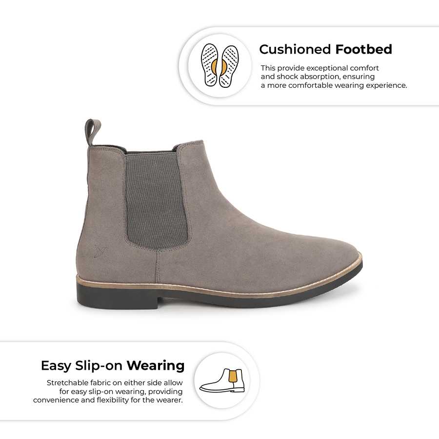 Men Chelsea Boots Suede