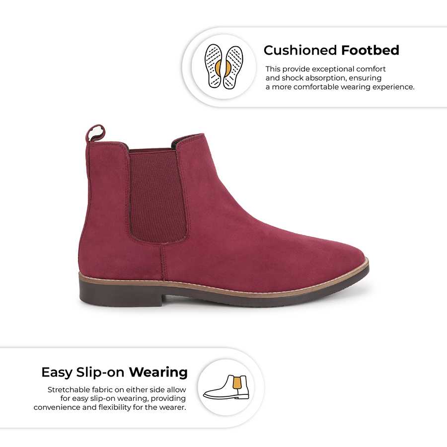 Men Chelsea Boots Suede