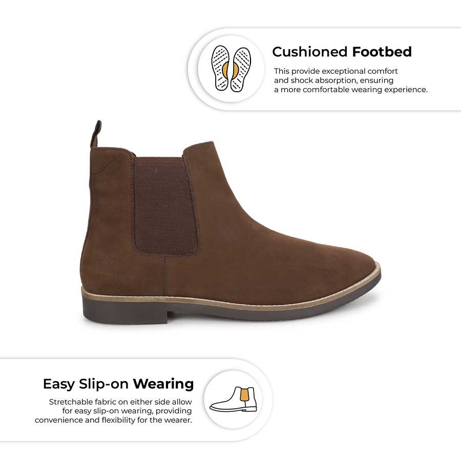 Men Chelsea Boots Suede
