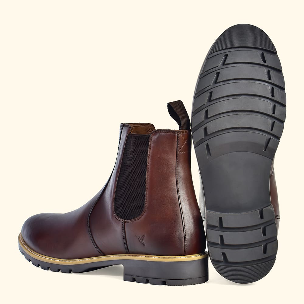Men Chelsea Leather Boots