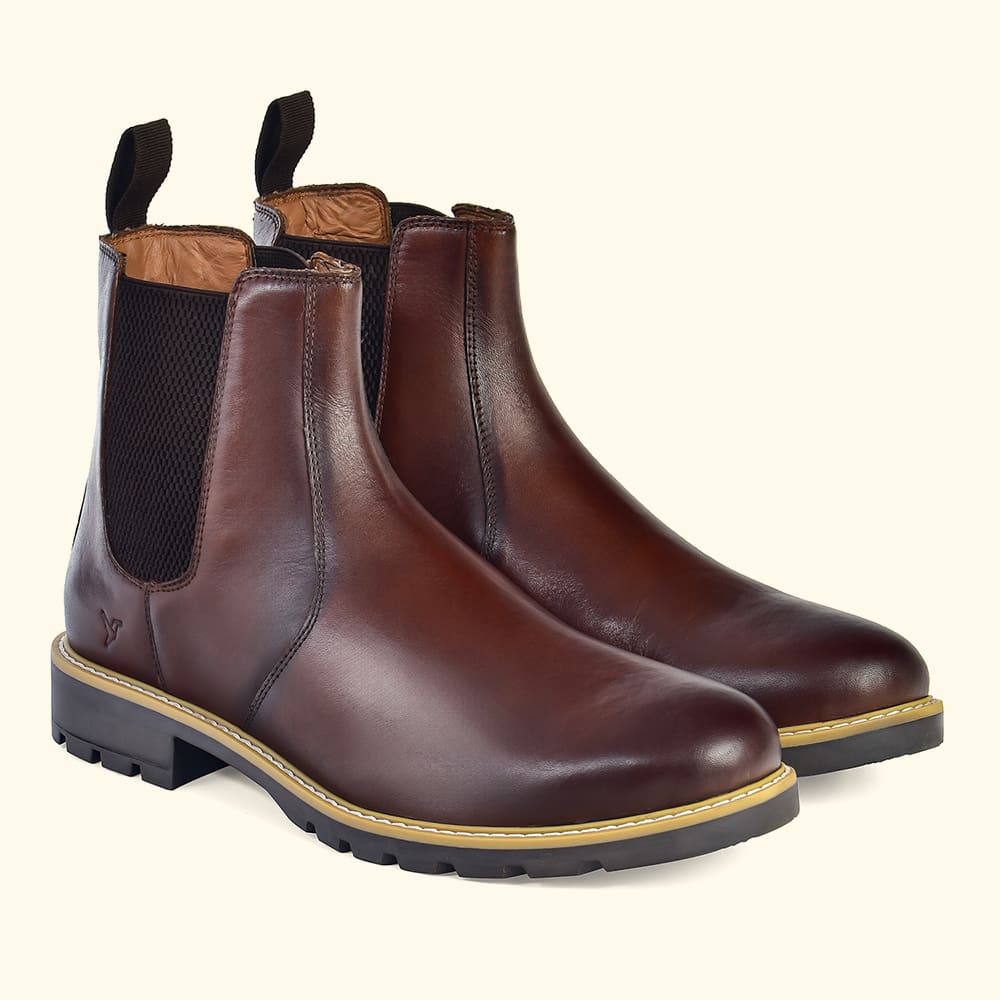 Men Chelsea Leather Boots
