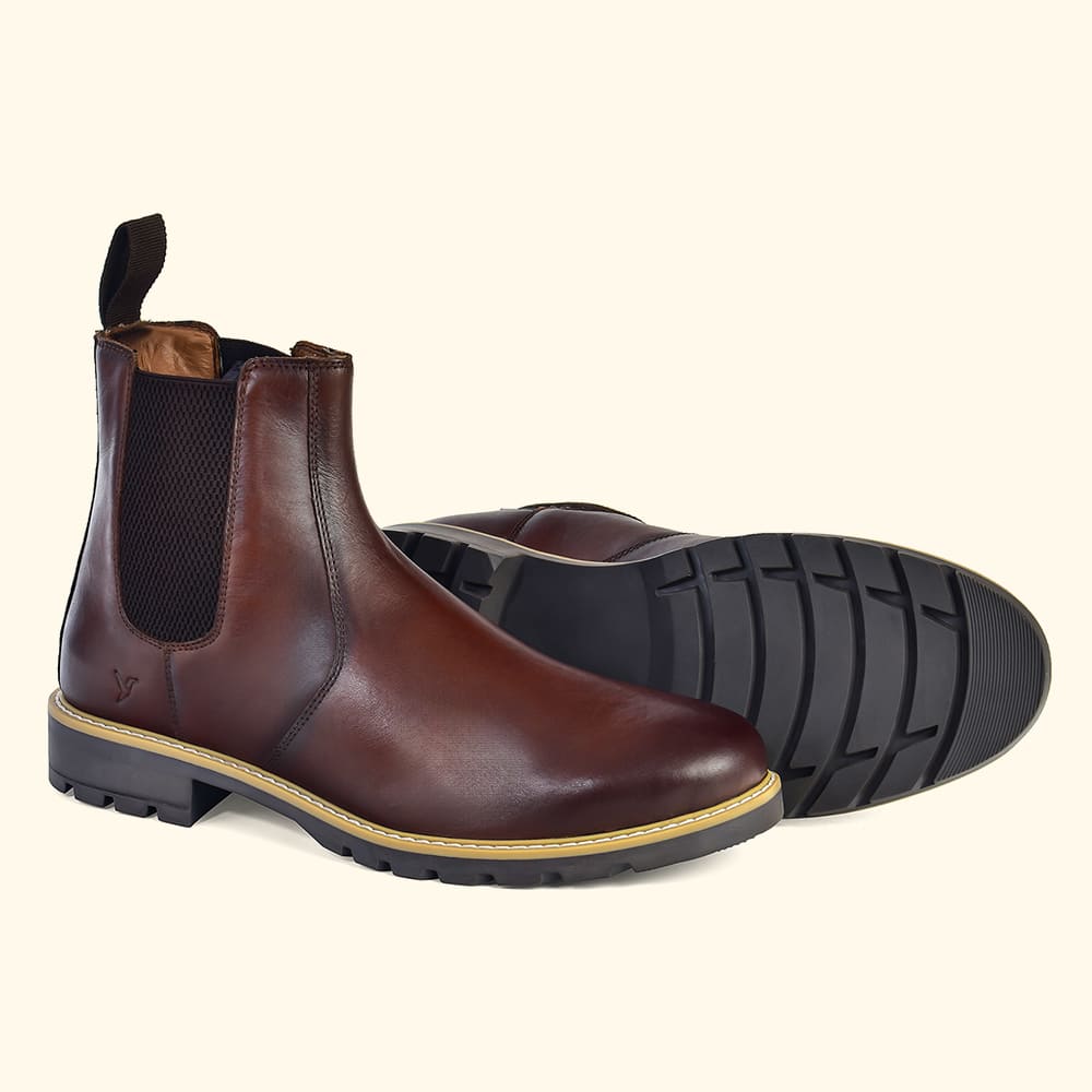 Men Chelsea Leather Boots