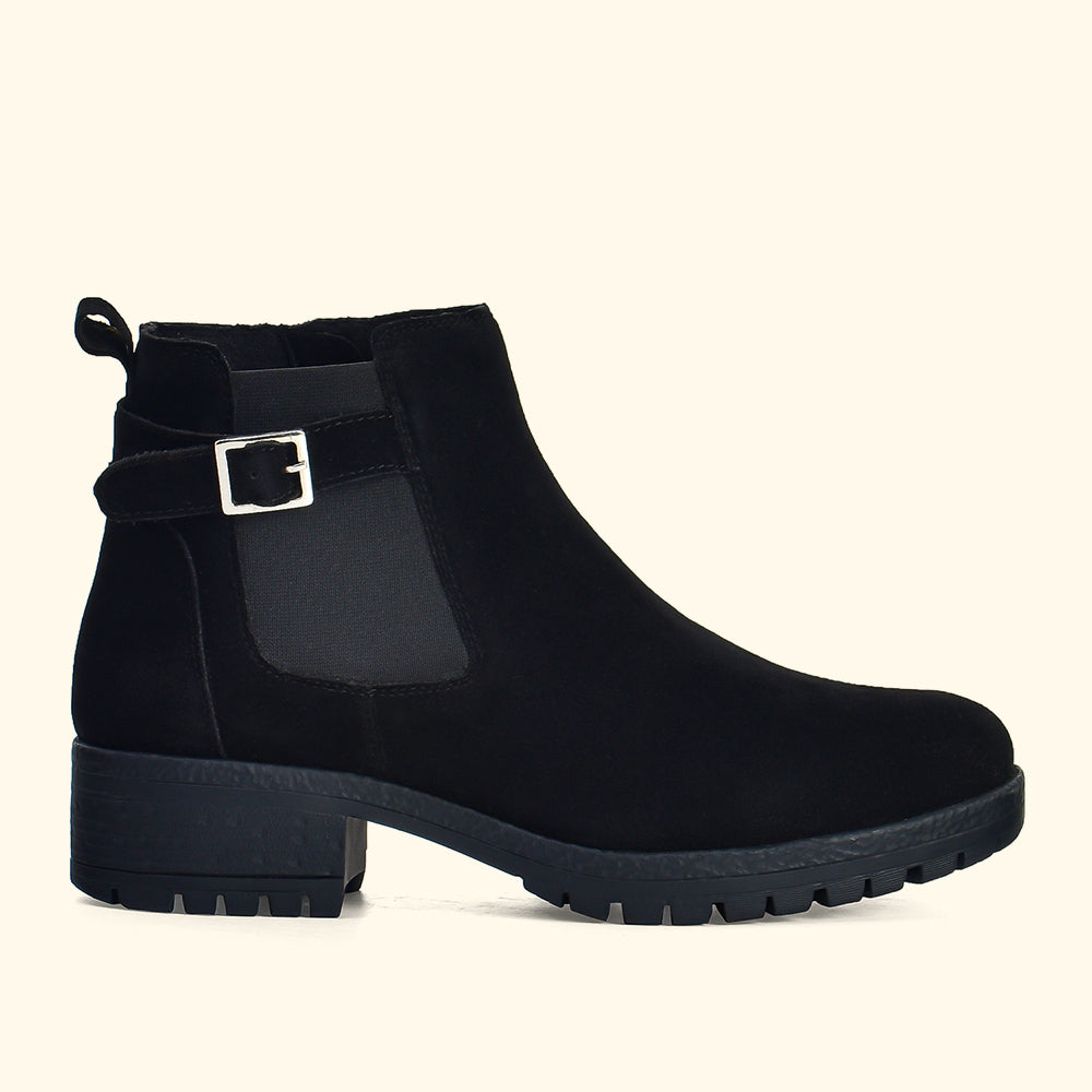 Women Chelsea Suede Boots