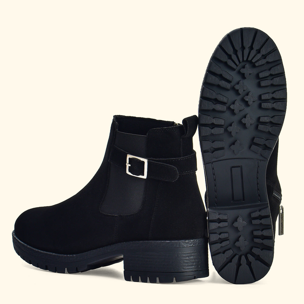 Women Chelsea Suede Boots