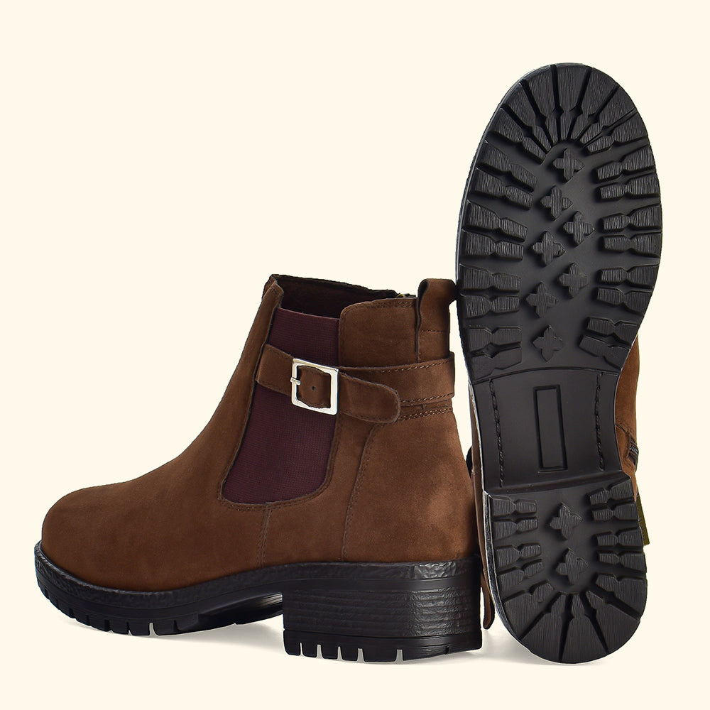 Women Chelsea Suede Boots