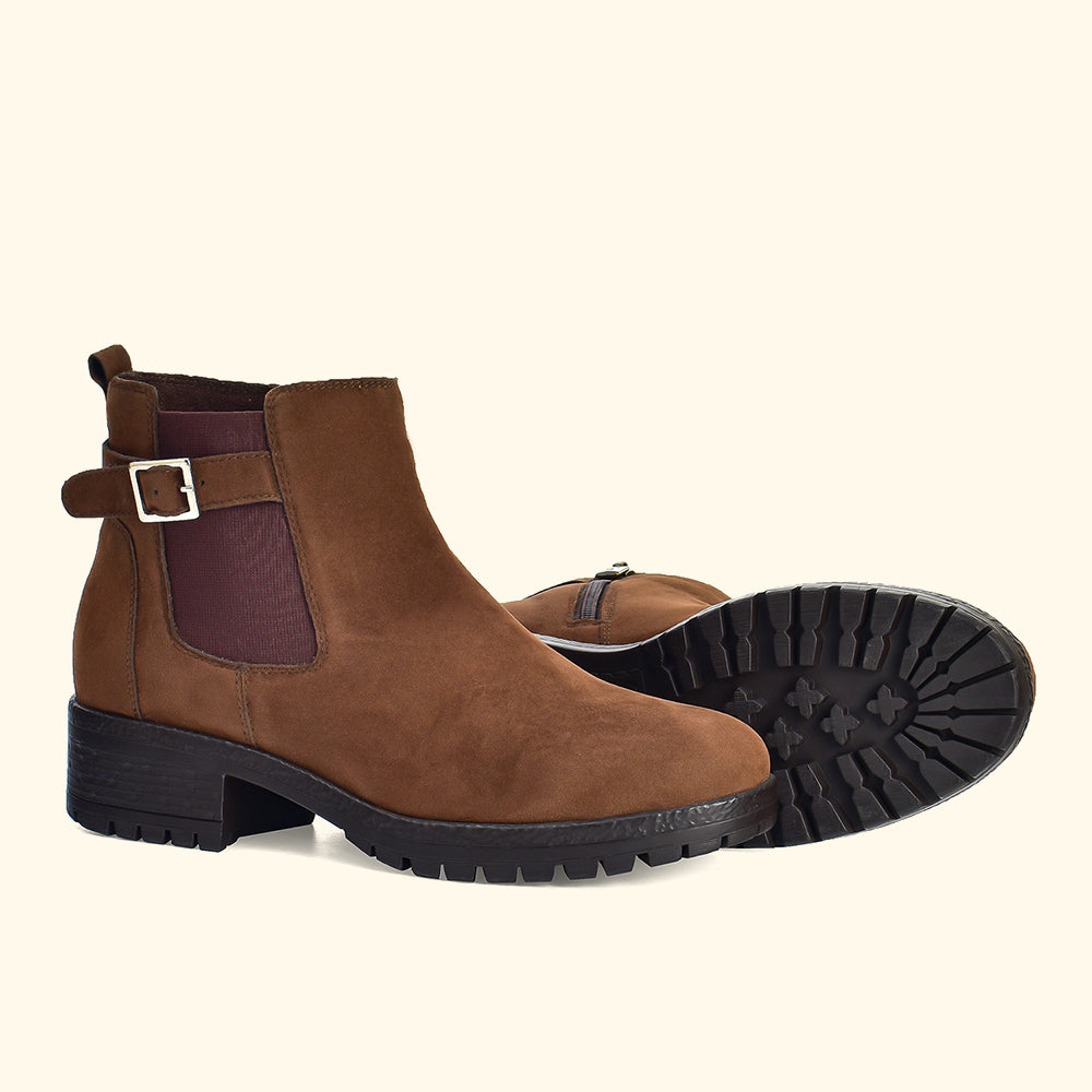 Women Chelsea Suede Boots