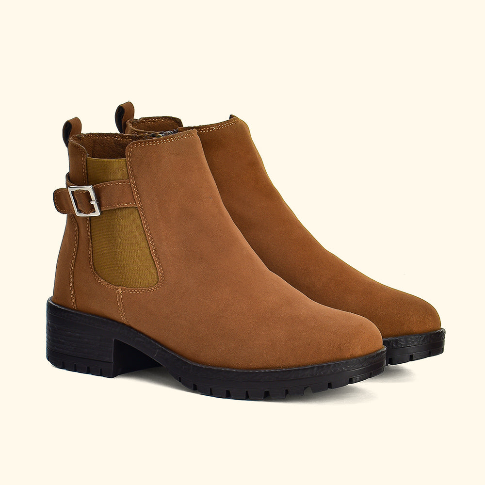 Women Chelsea Suede Boots