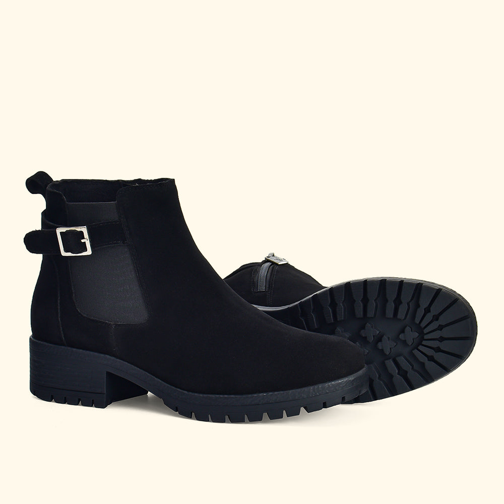Women Chelsea Suede Boots