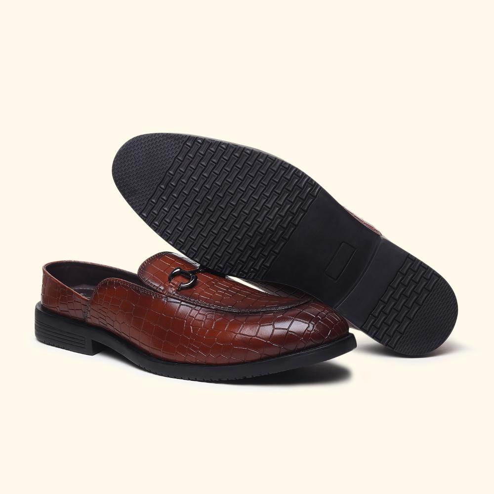 Lofos Mules for Men - Earthy Tan