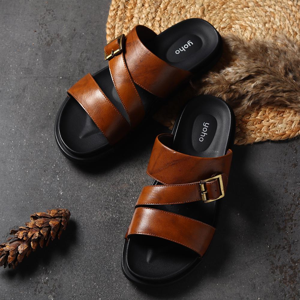 Leather Sandals 001 for Men