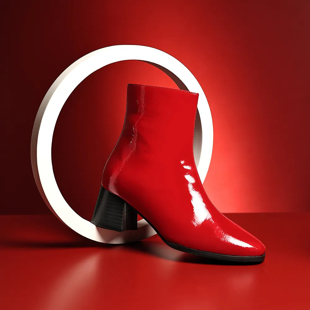 Slays Gloss OG High Ankle Calf Boots for Women