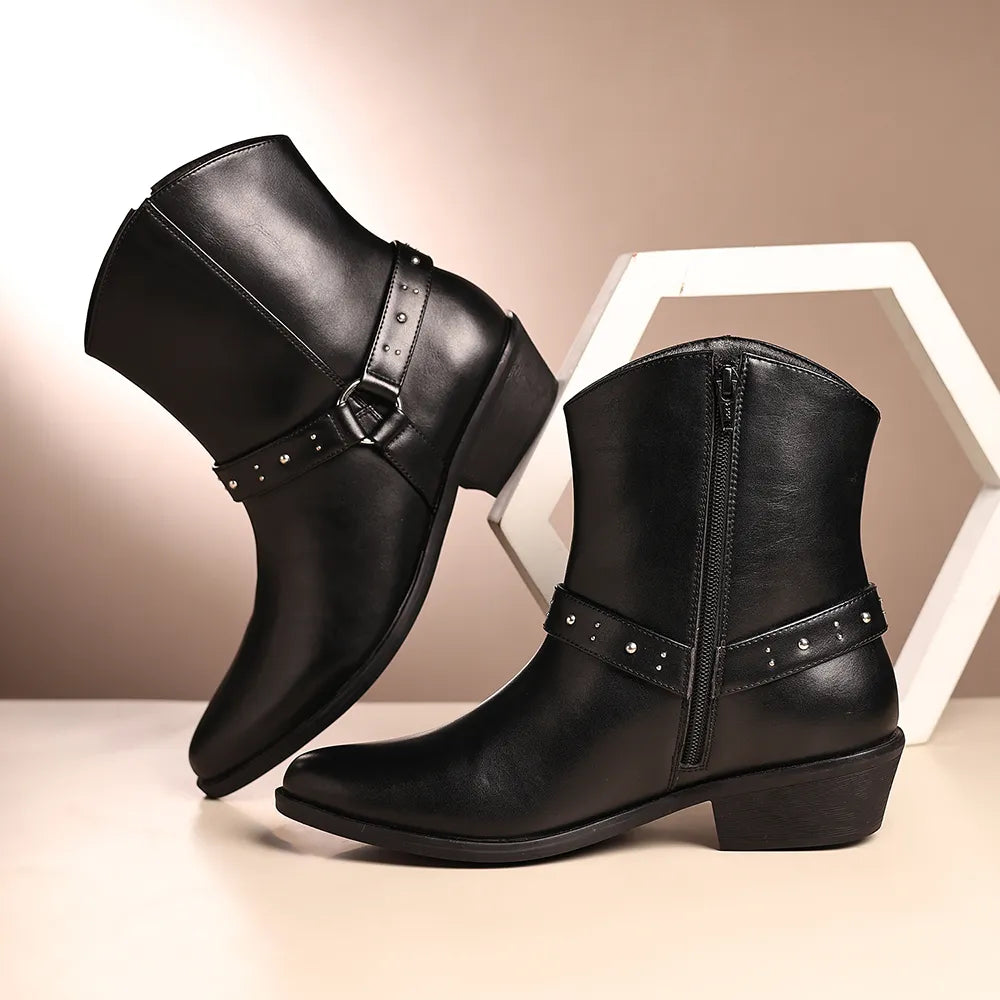 Slays Studs Mid Calf Boots for Women